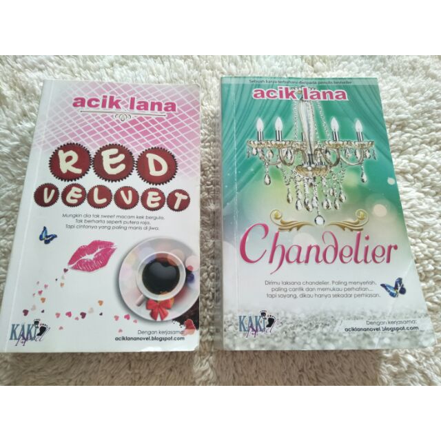 Koleksi Preloved Novel Acik Lana Red Velvet Chandelier Shopee Malaysia