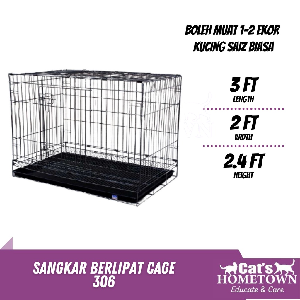 Cage / kandang kucing 3 kaki #306