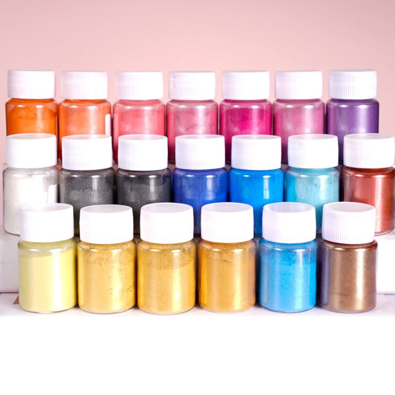 ✿INF✿4 Pcs/set Pigment Set Resin Epoxy Mixed Color Jewelry DIY Making Craft Glowing Powder Crystal