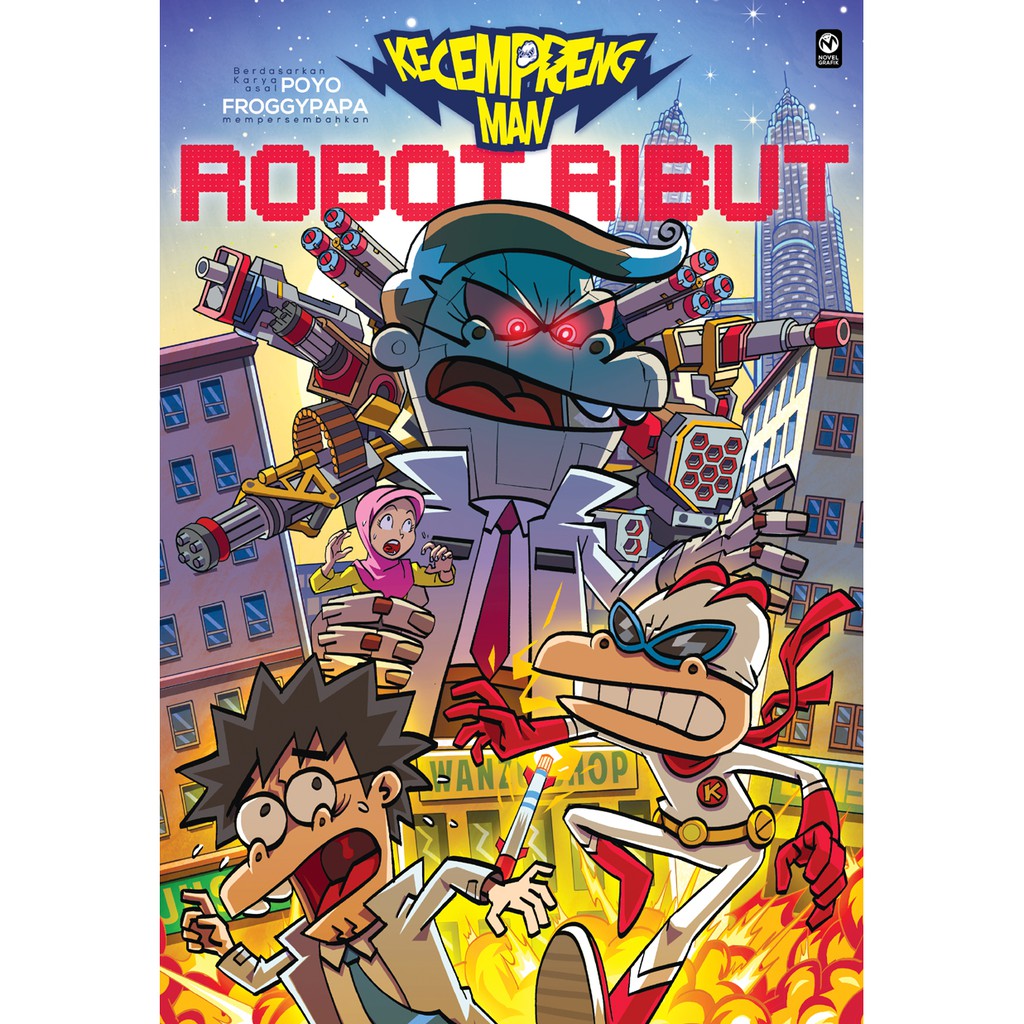 Komik-M: KecemprengMan #3: Robot Ribut M22/G039