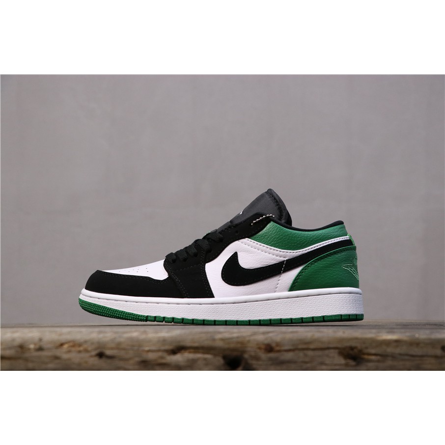 jordan 1 low white black mystic green