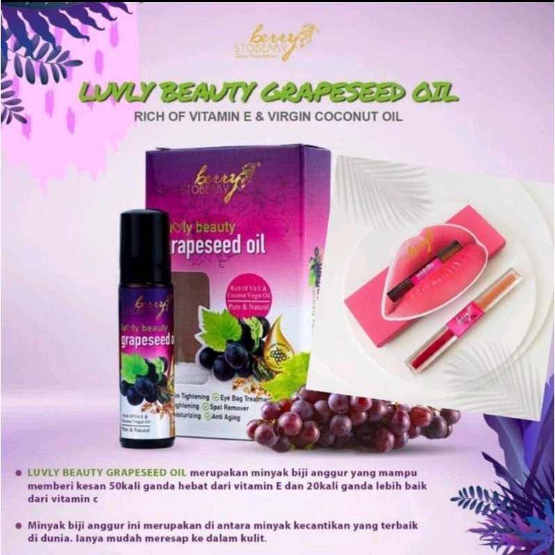 GRAPESEED OIL LUVLY BEAUTY Shopee Malaysia