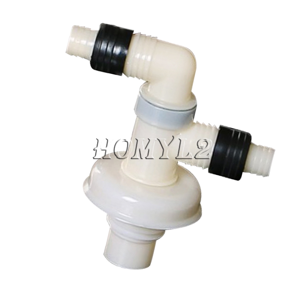 [HOMYLcfMY] Kitchen Batoom Floor Drain Hose Tap Connector Washing