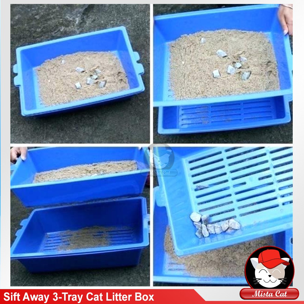 sift away cat litter box