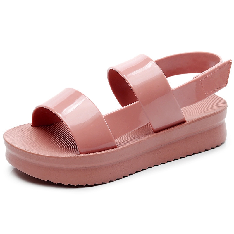 plastic womens sandals