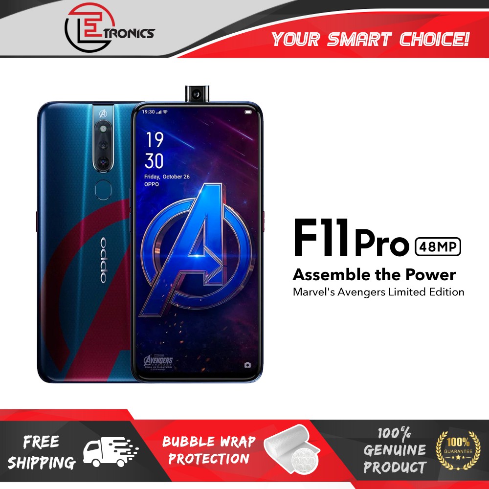 Oppo F11 Pro 128gb Avengers End Game Limited Edition Oppo Malaysia Warranty Shopee Malaysia