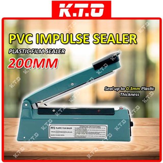 IMPULSE SEALER MACHINE 8” 200mm PVC - DP-200MM