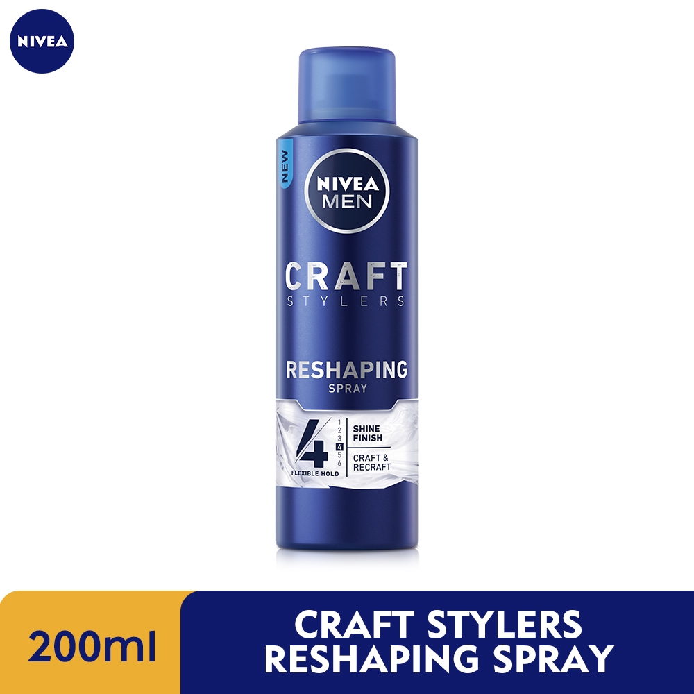 NIVEA Men Craft Stylers Hair Spray 200ml Hair Gel Hair Gel Hair