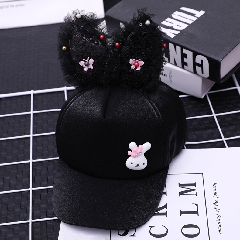 Sequined Ears Childrens Baseball Caps 2019 New Kidscaps Girls Caps Cartoon Childrens Caps Wholesale K66 - roblox snapback cap journeys