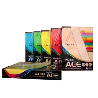 Ace A4 Colour Paper 80gsm 450 Sheets Kertas Warna Shopee Malaysia