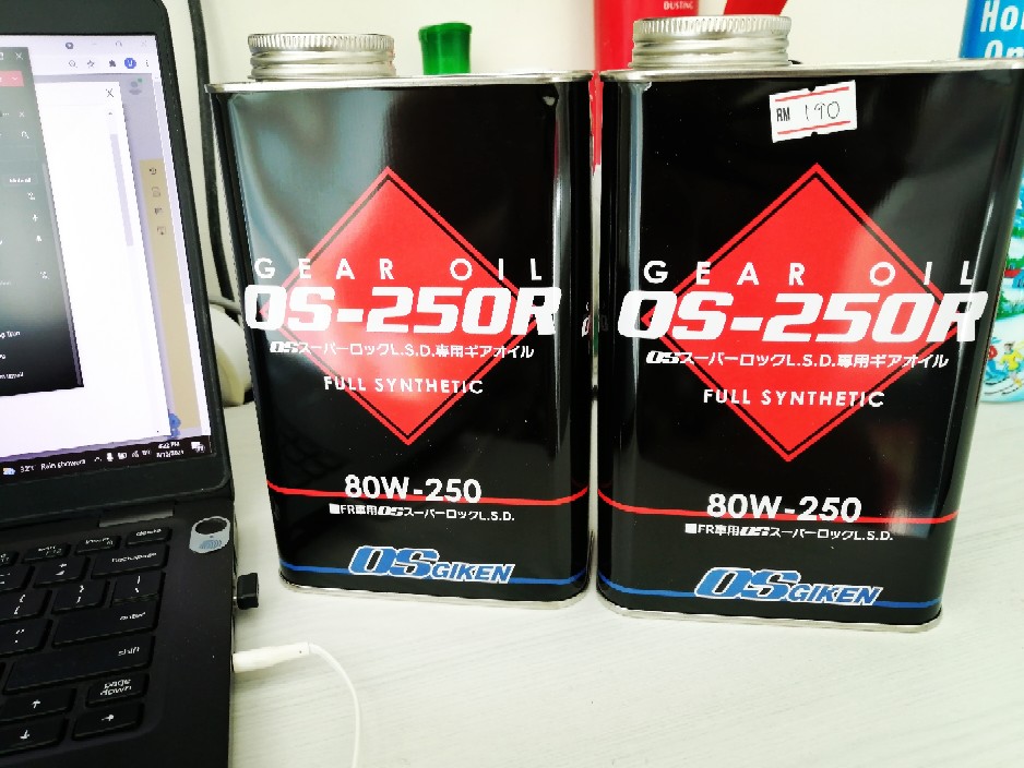 OS Giken 250R (80W 250) GL-5 Fully Synthetic LSD Gear Oil | Shopee Malaysia