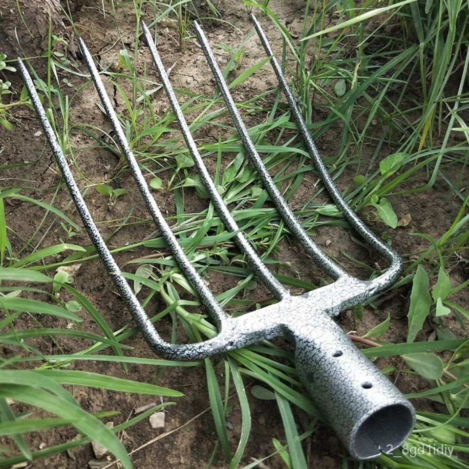 农用工具FiveStrand Fork AllSteel Solid Steel Fork Agricultural Tools