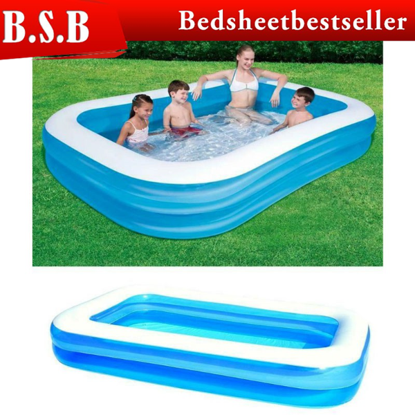 B.S.B Inflatable Swimming Pool Kolam Renang Pelampung | Shopee Malaysia