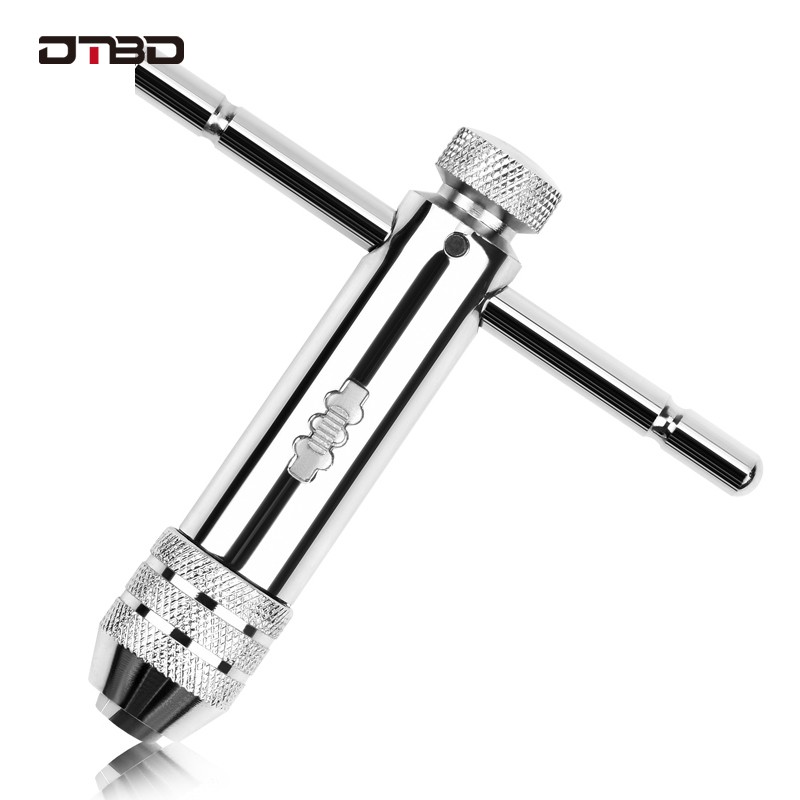 Ratchet tap wrenches T-shaped long-handled twisted pair tapping tools ...