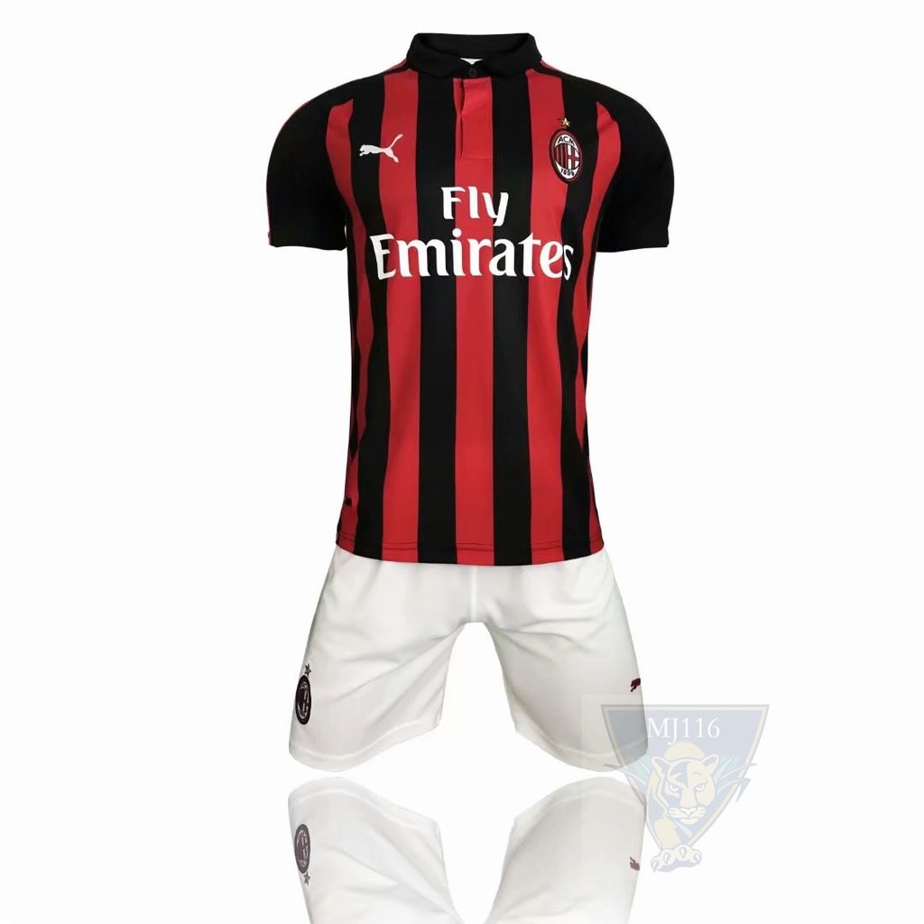 Kids Ac Milan 18 19 Home Jersey Puma Life Style Sports