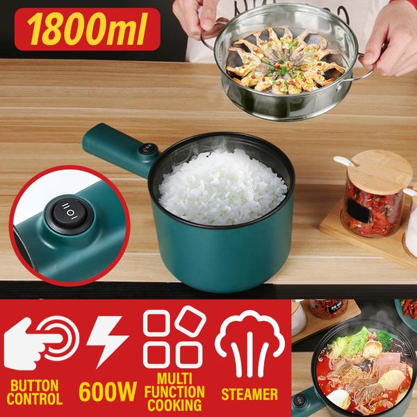 MyPetHouse [ 18CM ] 600W Electric Skillet Cooker Pot with Steamer / 18CM电煮锅带蒸笼600W