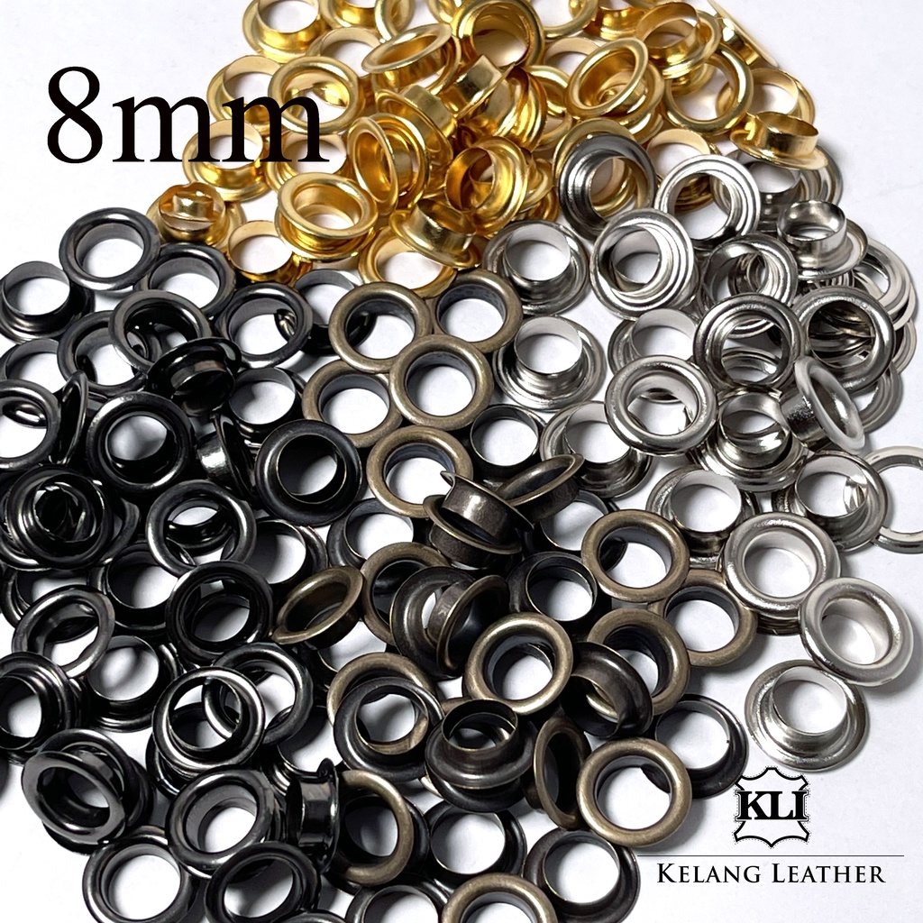 8mm Eyelet Steel Eyelets Grommets Leather Craft Accessories DiY