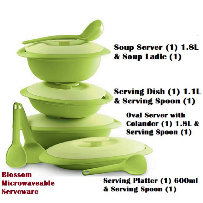 Blossom Microwaveable Serving Set