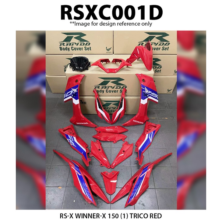 HONDA RSX RS-X RS150X WINNER X WINNER-X 150 (1) Cover Set (Sticker ...