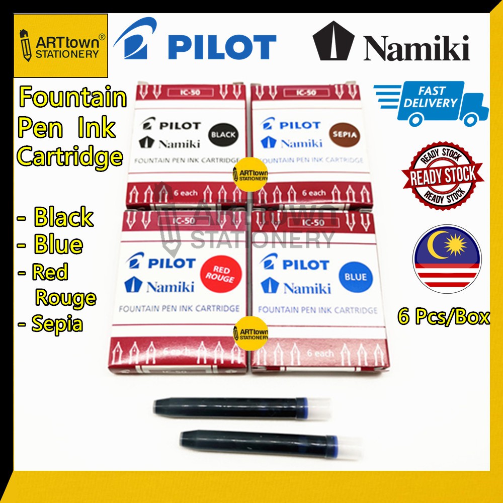 Pilot Namiki Fountain Pen Refill Ink Cartridge For Kakuno Fountain Pen