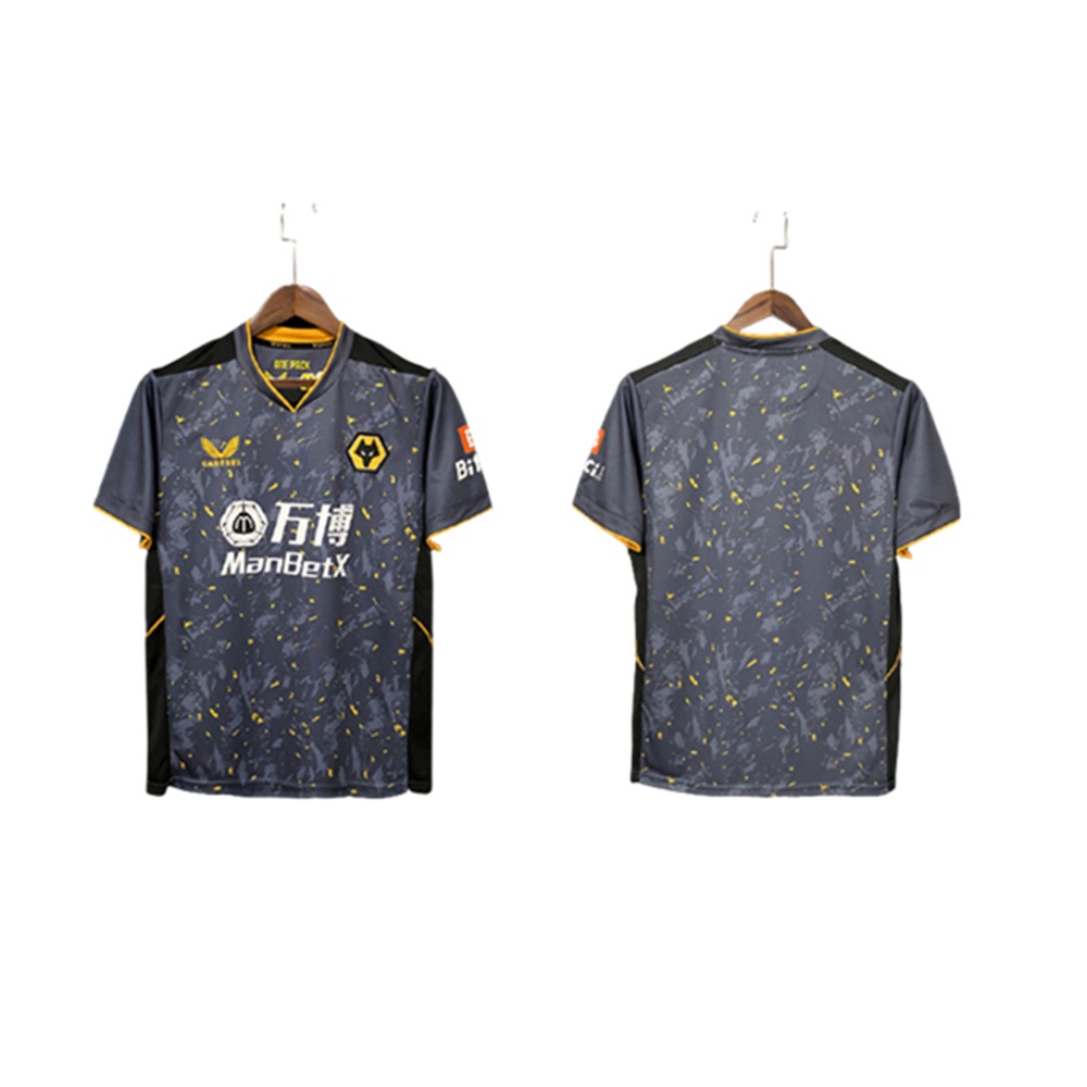 2020-2021 Wolverhampton Wanderers Home Football Shirt Short Sleeve Men's T-Shirt 