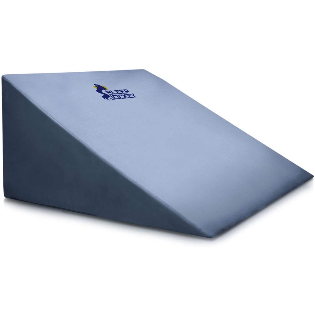 Sleep Jockey Bed Back Wedge Pillow 12 Inch Incline Bed Rest for