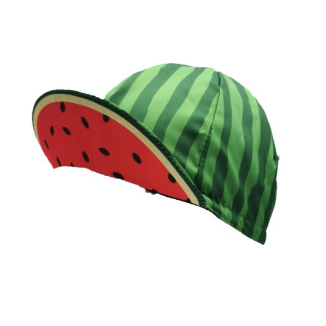 watermelon cycling cap