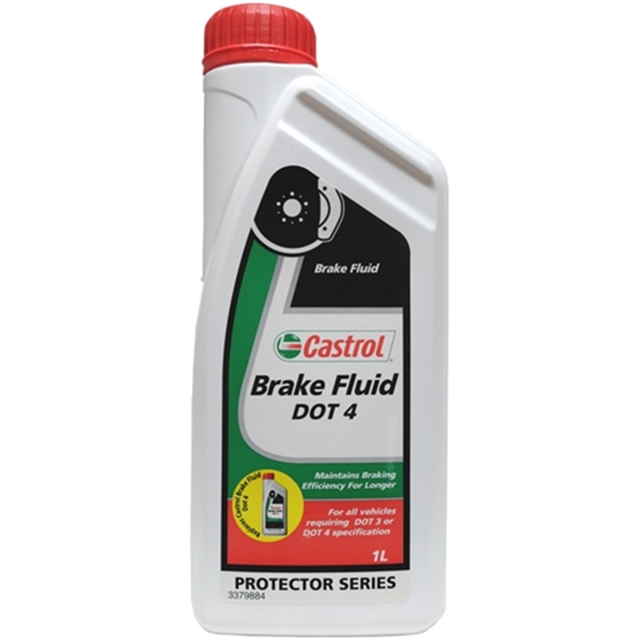 Castrol Brake Fluid Dot 4 Synthetic Glycols and Borate Ester (1L