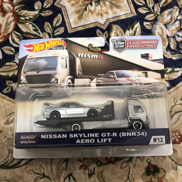 hot wheels team transport r34