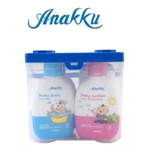 Anakku Toiletries Set 100ml 4pcs Mandian Bayi Baby Gift Travel Pack With Box