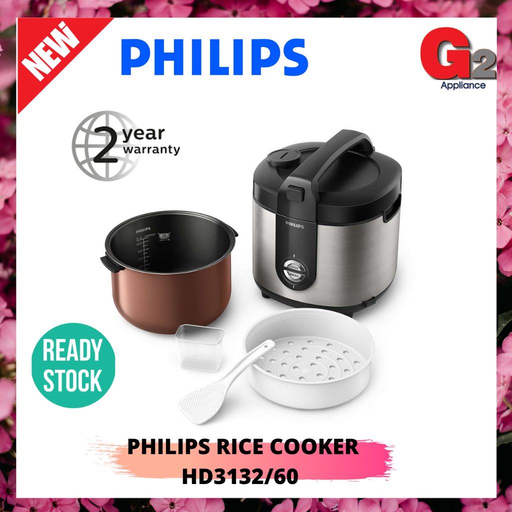 PHILIPS RICE COOKER HD3132/60 (READY STOCK+DELIVERY DURING MCO PERIOD