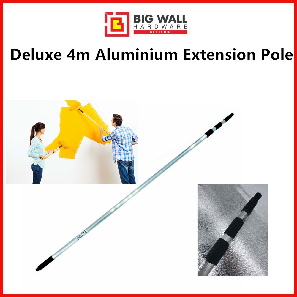 Deluxe 4 meter Aluminium Adjustable Telescopic Extension Pole Handle