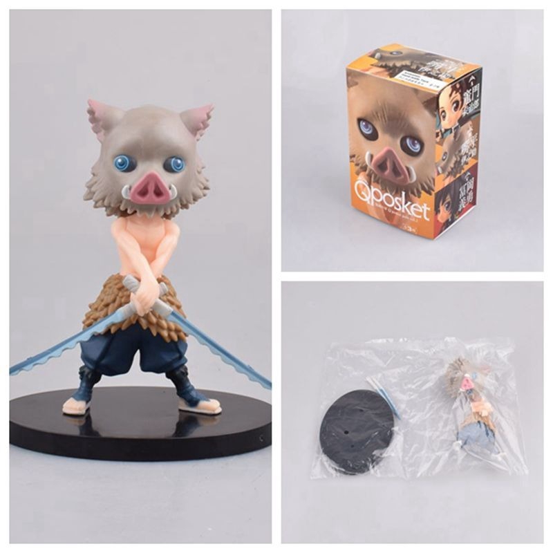 Anime Demon Slayer Kimetsu No Yaiba Q Posket Hashibira Inosuke Action Figure Model Toy Christmas Gifts Shopee Malaysia