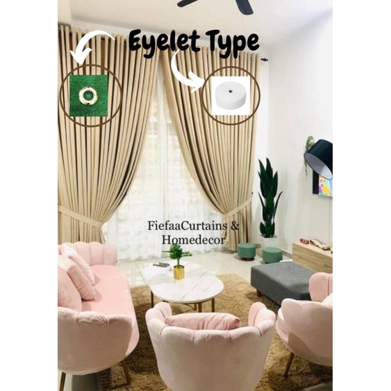 LANGSIR CUSTOMADE EYELET/LANGSIR EYELET RAYA/CURTAINS EYELET (RING ...