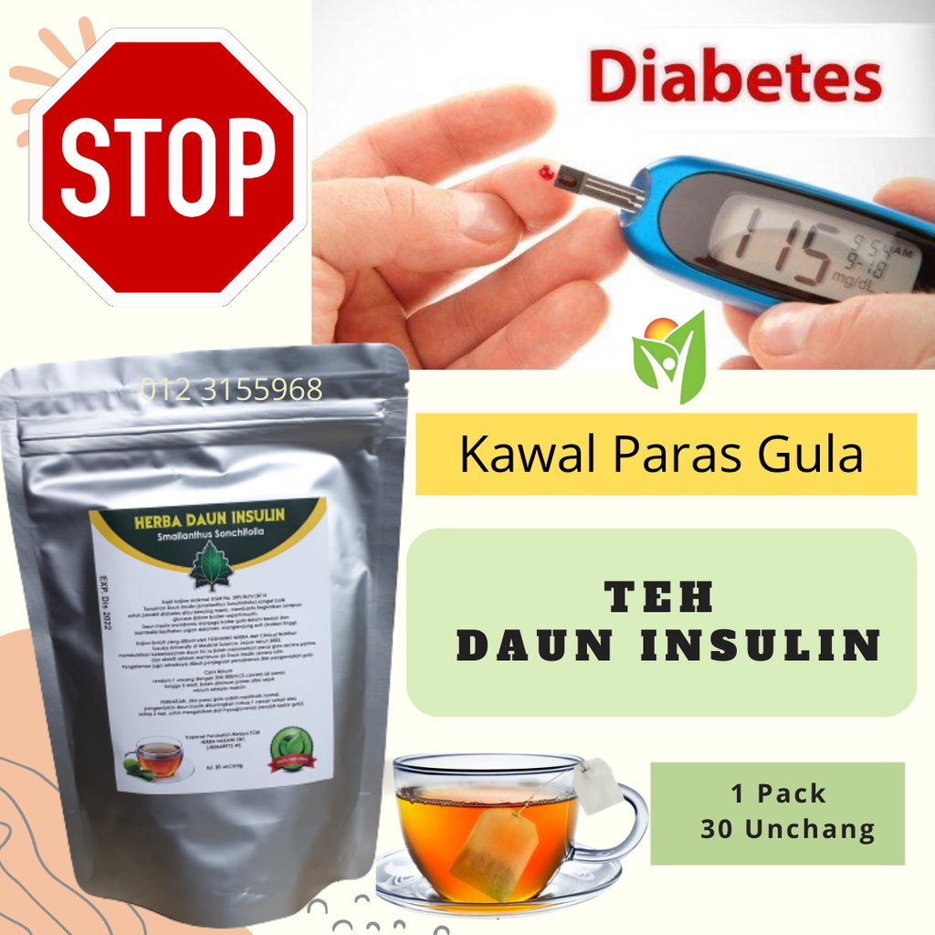 UBAT KENCING MANIS Teh Daun Insulin  Penawar Teh Diabetis Turun kan