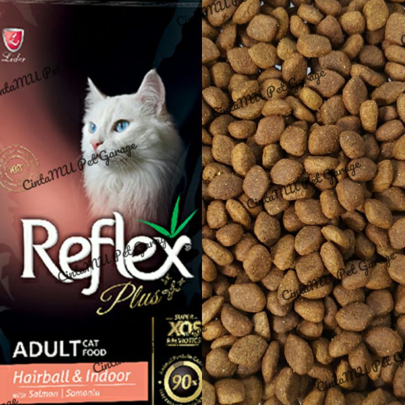 Reflex reflexplus kitten and adult cat food 1kg repack/makanan 
