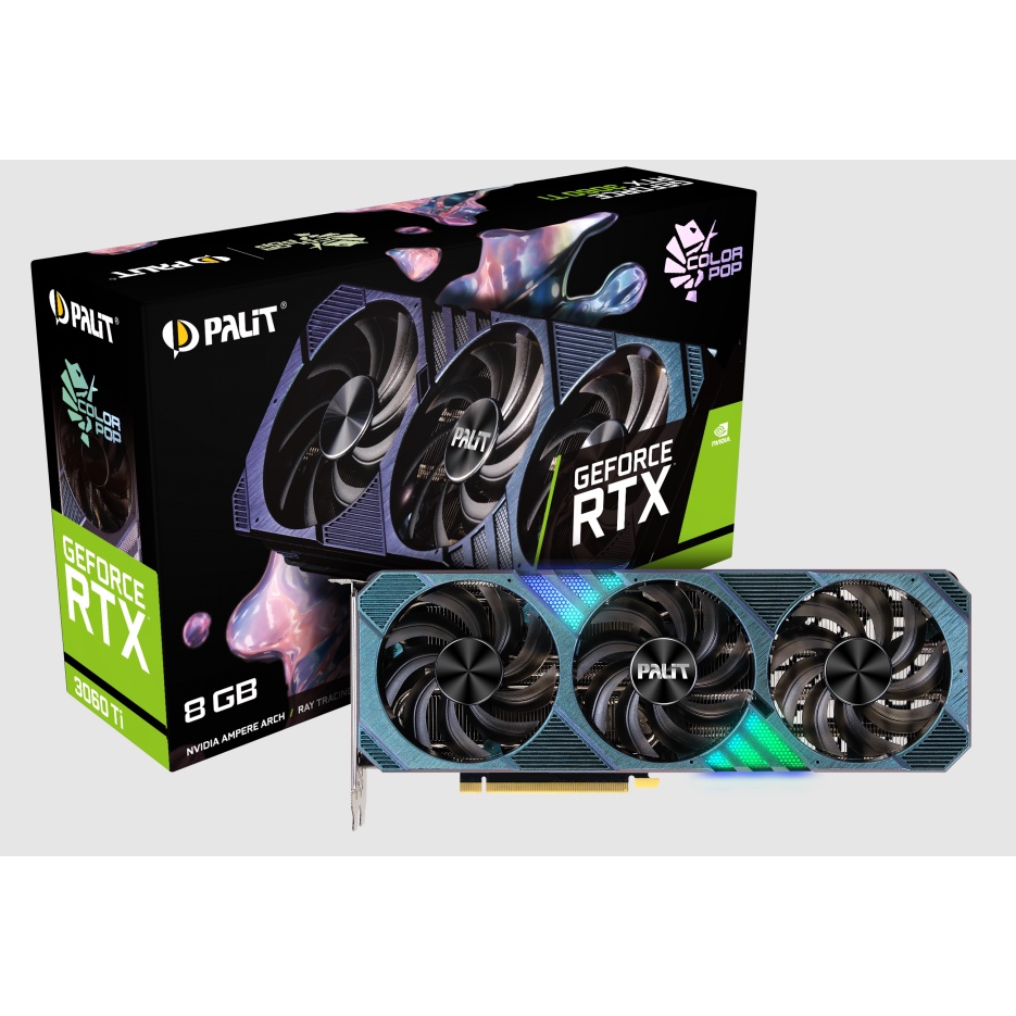 PALIT GeForce RTX 3060 Ti ColorPOP 8GB GDDR6 # [LHR] | Shopee Malaysia