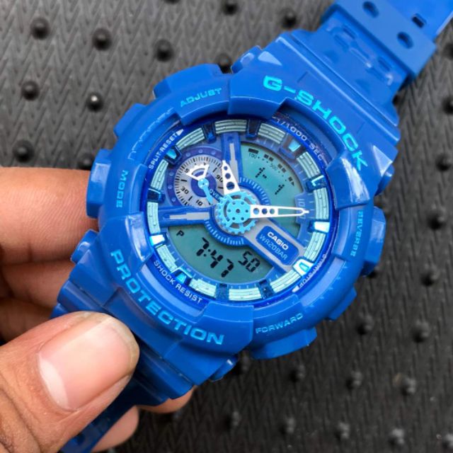 g shock sky blue watch