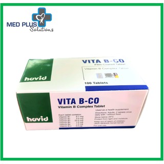Hovid Vita B Co Vitamin B Complex Tablets 100 Tablets Shopee Malaysia