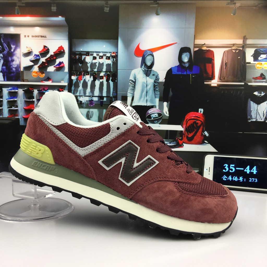 new balance 574 women red