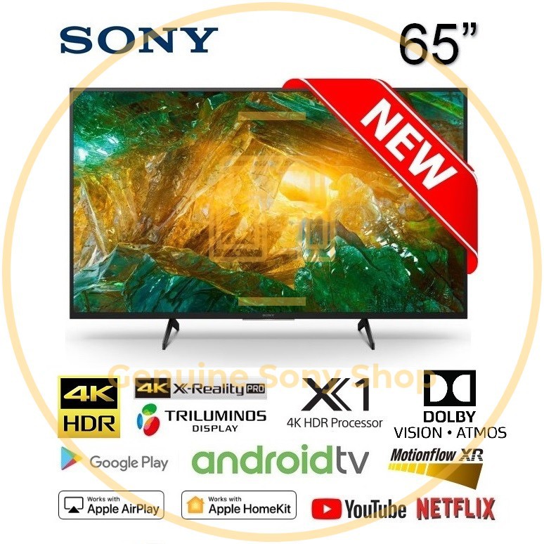 Sony KD65X8000H 65" 4K Ultra HD HDR Smart TV Android TV LED with Dolby