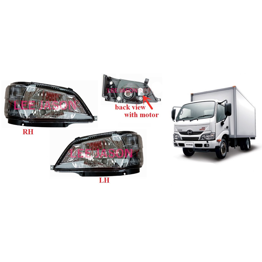 Hino Dutro 300 Series Xzu600 Xzu640 Head Lamp Shopee Malaysia