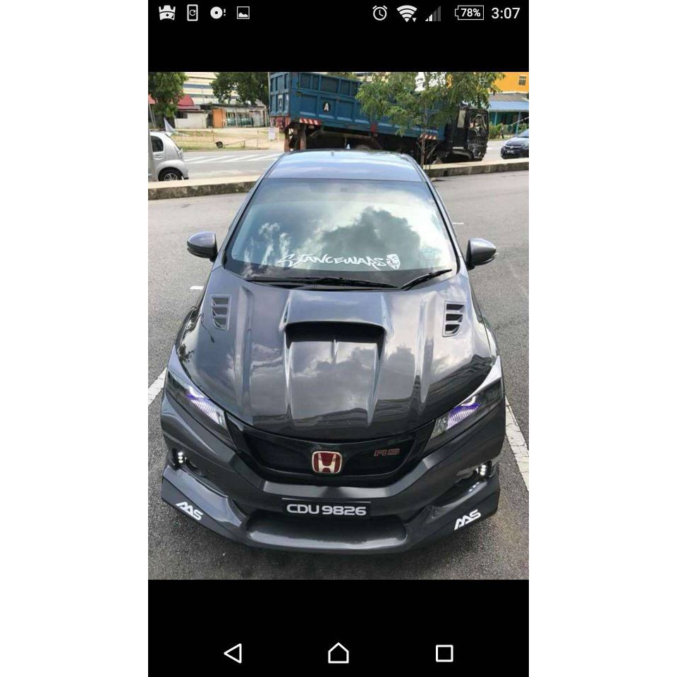 HONDA CITY GM6 MONSTER CARBON BONNET  Shopee Malaysia