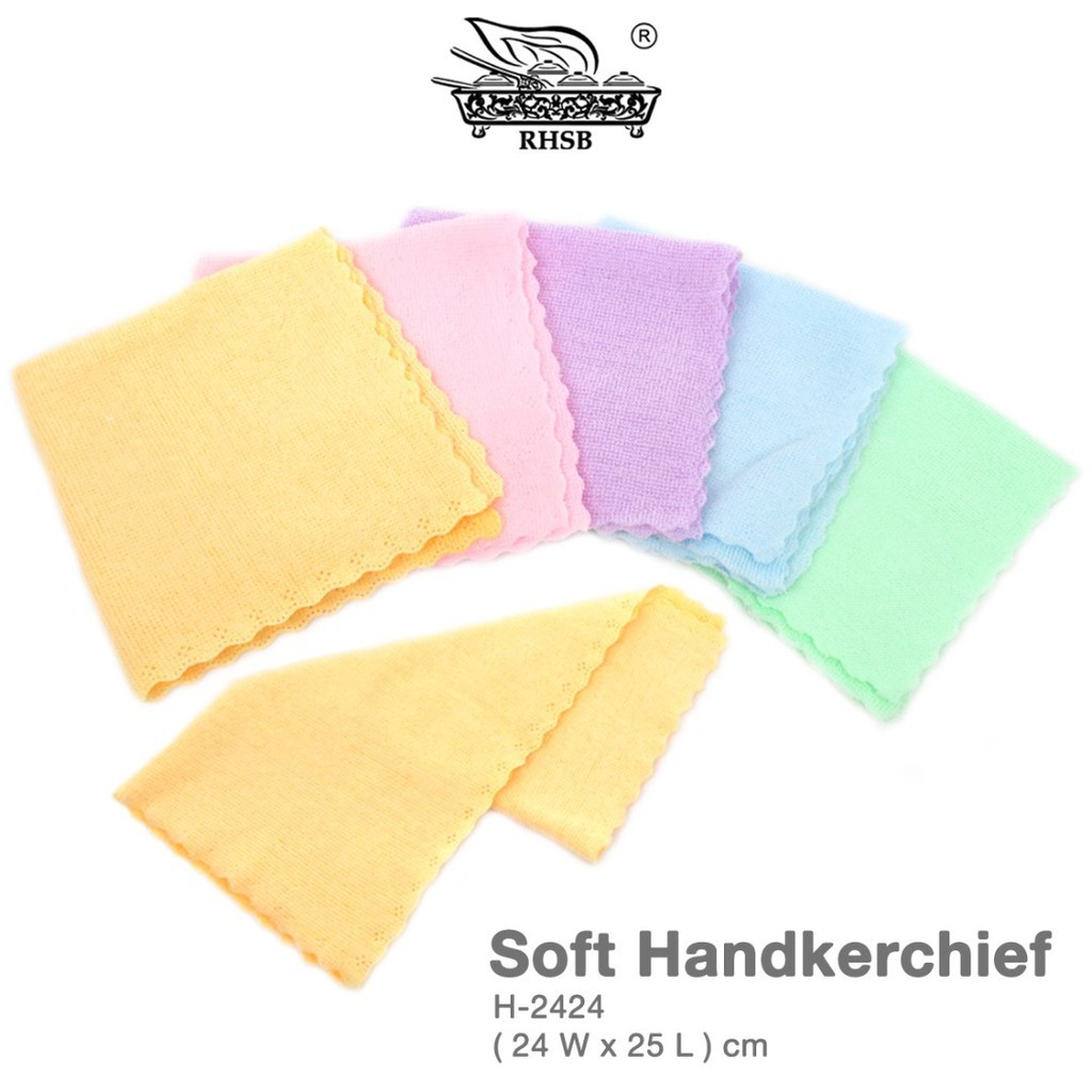 50pcs Sapu Tangan Doorgift Handkerchief Microfibre Sapu Tangan Hadiah Doorgift Wedding Doorgift H2424