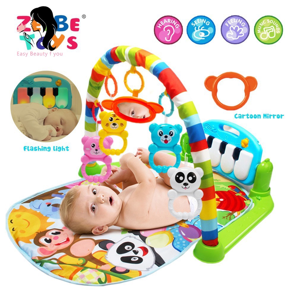 Eb Ready Stock Baby Play Mats Toddler Gym Blanket With Music And