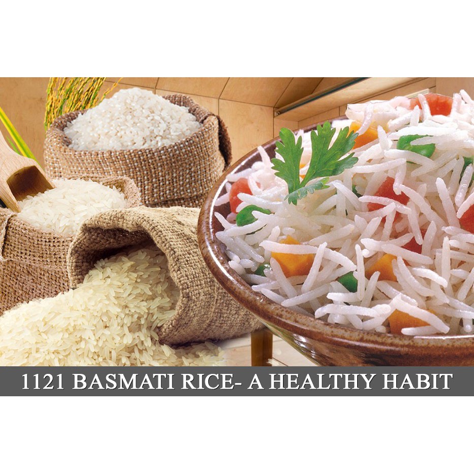 1121 Basmati Rice- Long Grain Biryani Special- 500gm/ 1Kg (Imported from India)