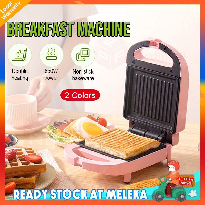 Electric Sandwich Maker Waffles Maker Bubble Egg Cake Oven Breakfast Waffle Machine Egg Cake Oven Pan Non Stick Bread