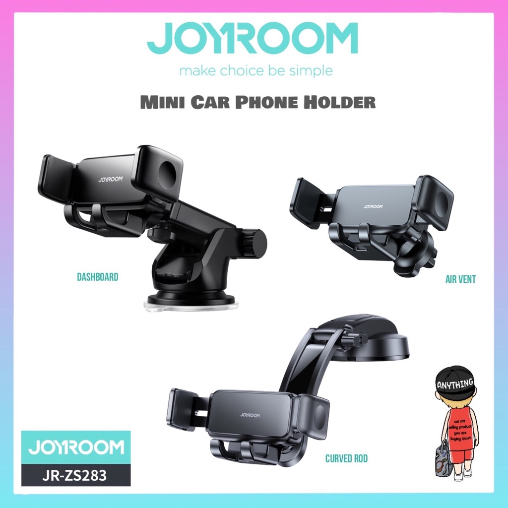 Joyroom Mini Car Phone Holder Series Dashboard Mount Air Vent Mount ...