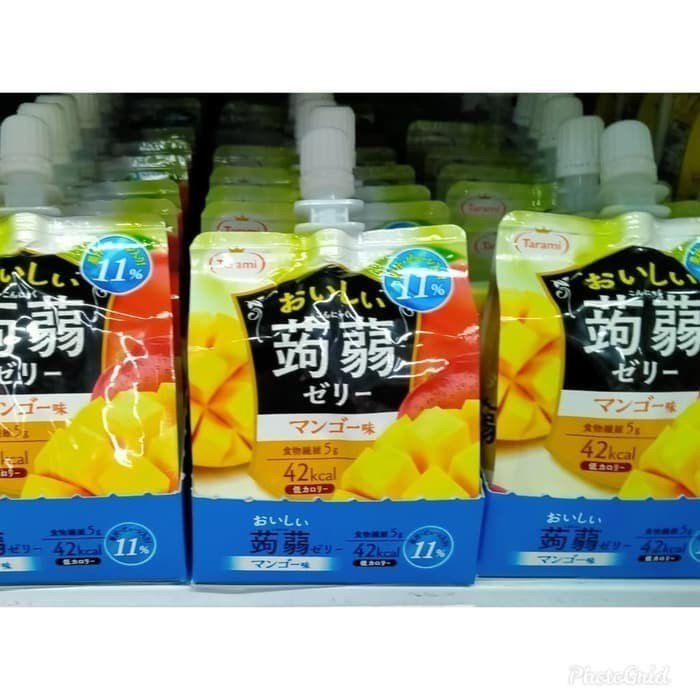 Japanese Jelly Tarami Oishii Konjac Jelly 150g Shopee Malaysia