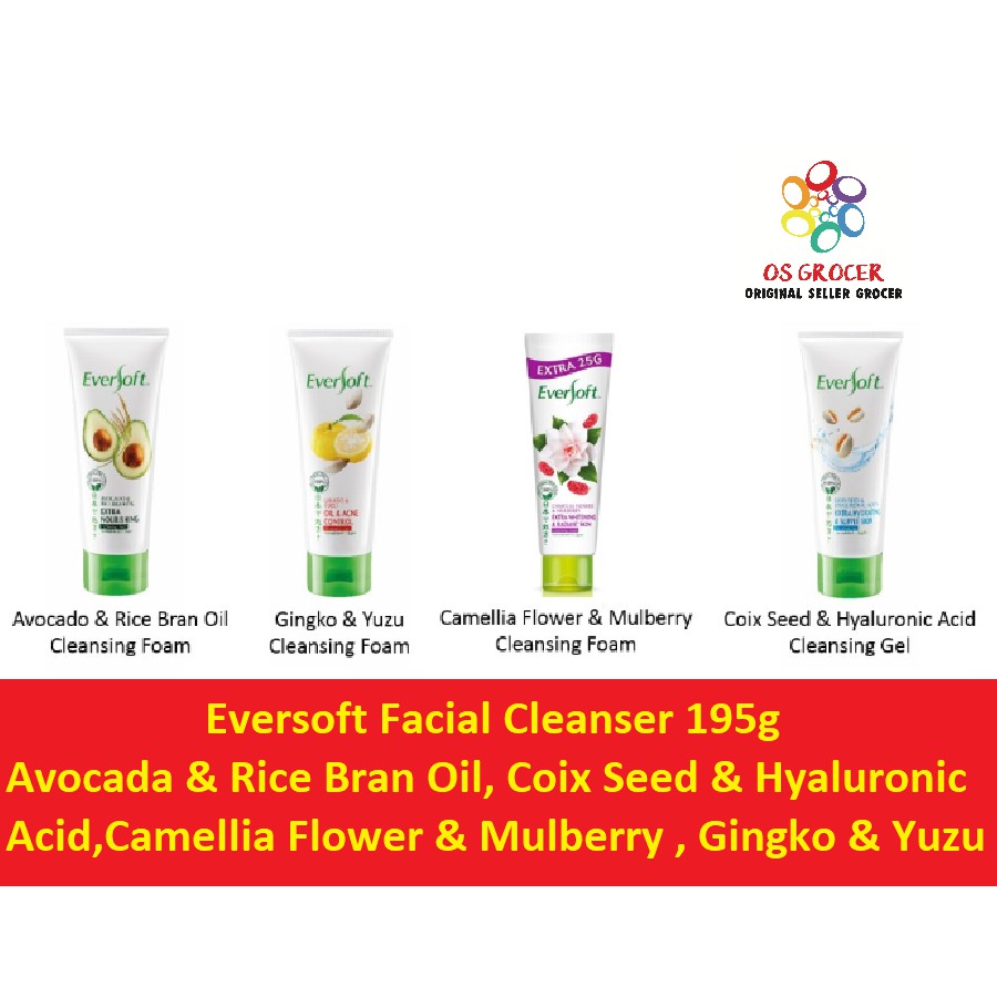 Eversoft Facial Cleanser 195g Shopee Malaysia